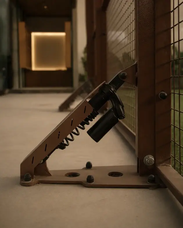 Detail of the court's suspension mechanism